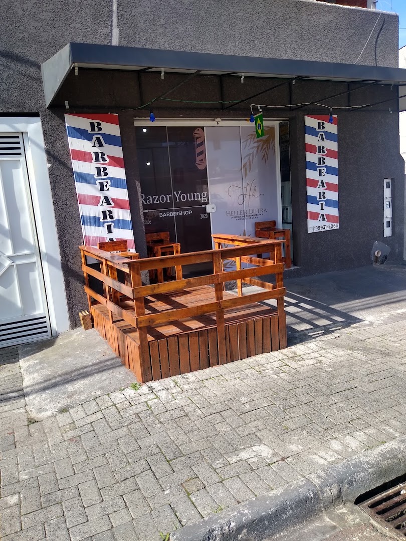 Entrada da Razor Barber, barbearia no Cajuru, Curitiba